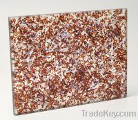 Laminated Glass with Stone pattern