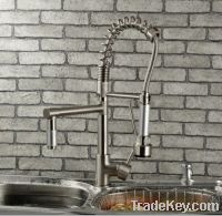 Sell Brushed Nickel Kitchen Faucet With Pull Out Spray 0324F