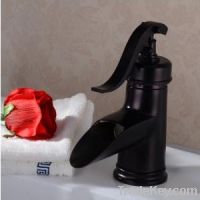 Sell Single Handle Open Spout Oil Rubbed Bronze Bathroom Faucet DL4809