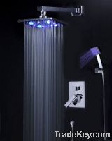 Sell Single Handle Shower Trim With 8" LED Overhead Showerhead AL-06