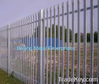 Sell galvanized palisade fence