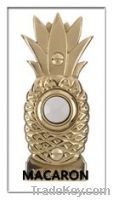 Sell pineapple gold finish with lihted white center button push-button