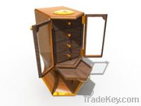 wooden cigars humidor cabinet box065