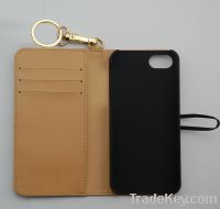 Sell for grace leather iphone 5 case with keychain