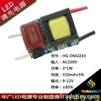 low prices of Dimmable led driver 3W