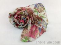 Flower fashion scarf