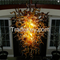 Hand blown murano glass art chandelier