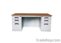 Sell steel office equipment desk with 6 drawers