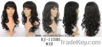 Sell machine made cap wig