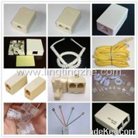 Sell telephone connector, RJ11 RJ45 male female connector