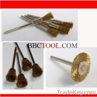 Brass Wire Brushes Wheel For dremel and Die Grinder