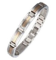 Sell stainless steel with gold bracelet