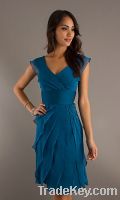 Sell Short V-Neck Dress AP-081845871 free shipping