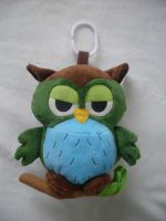 Musical owl soft toy