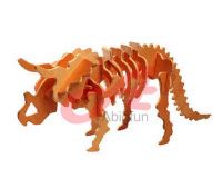 3D puzzle dinosaur - wooden toy