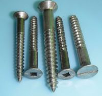Monel wood screws with cutting threads