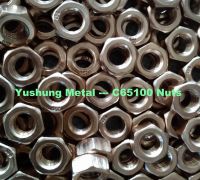 Silicon Bronze Finished Hex Nuts 1/2-13unc