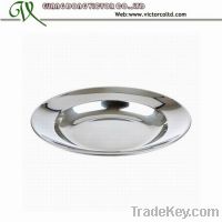 Round Stainless steel food tray