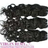 Sell Unprocessed virgin human peruvian remy hair weft