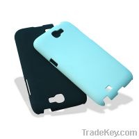 Hard PC cover case with rubber oil painted for samsung galaxy note 2