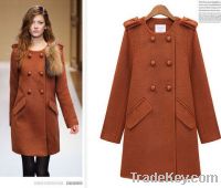 Wool Jacket, double-breasted, wind coat, trench coat, dust coat, tweed coat