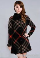Mink wool coat, thicken outerwear, extra size coat, europe new style