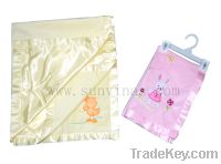 Sell  cute satin baby blanket  (SU-J001)