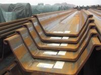 steel sheet piles, lasen steel sheet piling, piling beam, U steel sheet piling