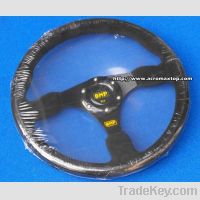 OMP Leather Or Suede 350mm Steering Wheel