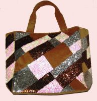 Sell Ladies' Handbag with Sequin Trimmed