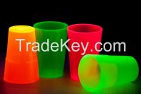 50Cl Fluo PP cocktail Glass (not disposable) 100% Made in Italy