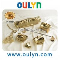 gold chrome surface treatment bathroom accessories