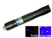 Sell 1000mW waterproof and focusable 1w blue laser pointer flashlight