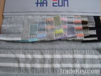 Sell cotton/polyester/spandex rib&stripe spring/summer fabric