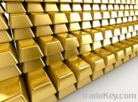 Gold Alluvial Bars Supply - 1000kgs Available