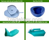 Bed pan with lid and handle FA-P04