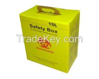 15L Safety box/sharp safety box/syringe safety box/sharp box/sharps collector