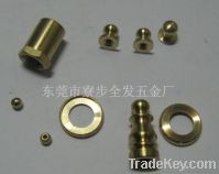 Sell customized Mini CNC turned hex nuts, brass button, can small orders