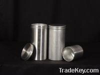 Aluminum Canisters with matching screw on lids