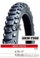 Sell motorcycle tyre, off-road tyre, high-teeth tyre, 2.75-17, 3.00-17