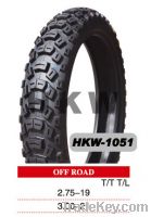 Sell motorcycle tire and tube 2.75-19, 3.00-21