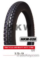 Sell motorcycle tyre and tube, 3.75-19,