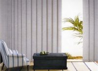 89mm polyester fabric vertical blinds with aluminum headrail