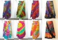 Tie & Dye Bohemian 2 Layer Wrap Skirt