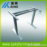 Sell hand crank adjustable desk frame