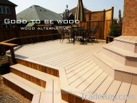 Sell HOT!! outdoor deck wpc, fade resistant decking