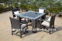 Sell Outdoor furniture wicker dining set