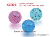 Sell colorful glitter bouncing ball