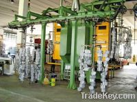 Sell continuous suspensible chain shot blasting machine