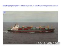 Lowest freight rate for container shipping service